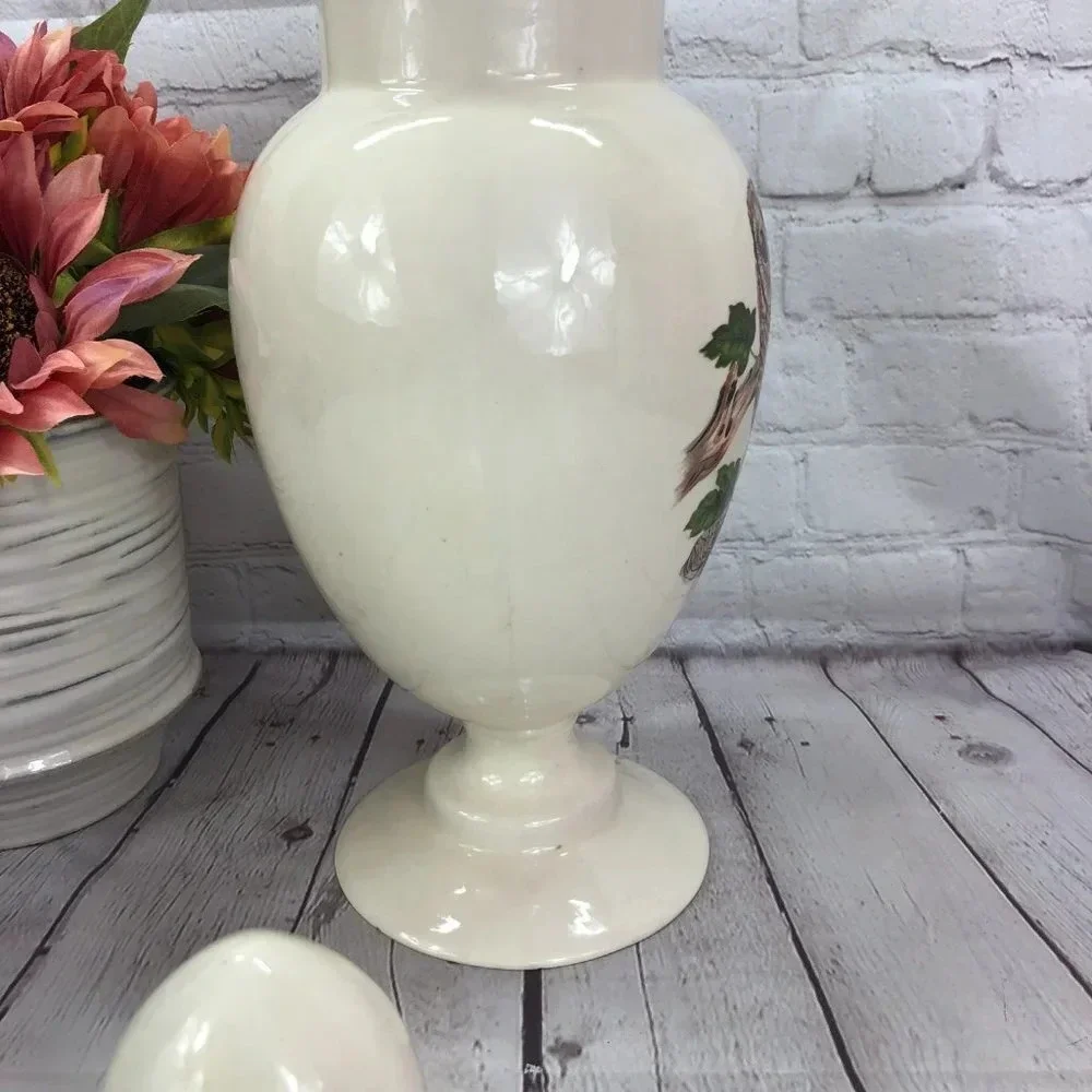 Vintage owl Vase rustic cottagecore farmhouse
